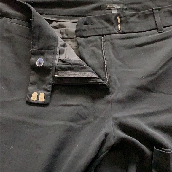 Daisy Fuentes Straight Leg Dress Pant | Onyx - Picture 4 of 9